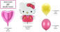 Preview: XL Folienballon Figur - Hello Kitty - ø 76cm